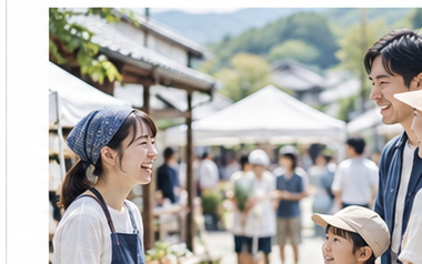 西山の街並み
