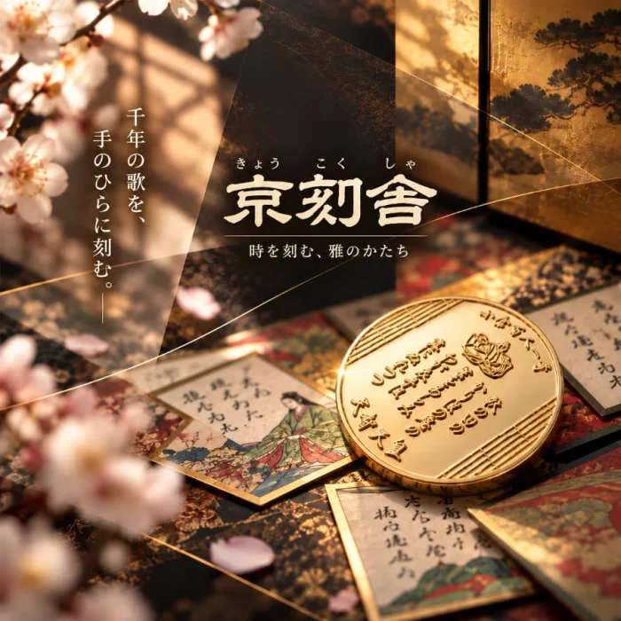 百人一首記念メダル